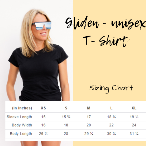 gliden shirt sizes